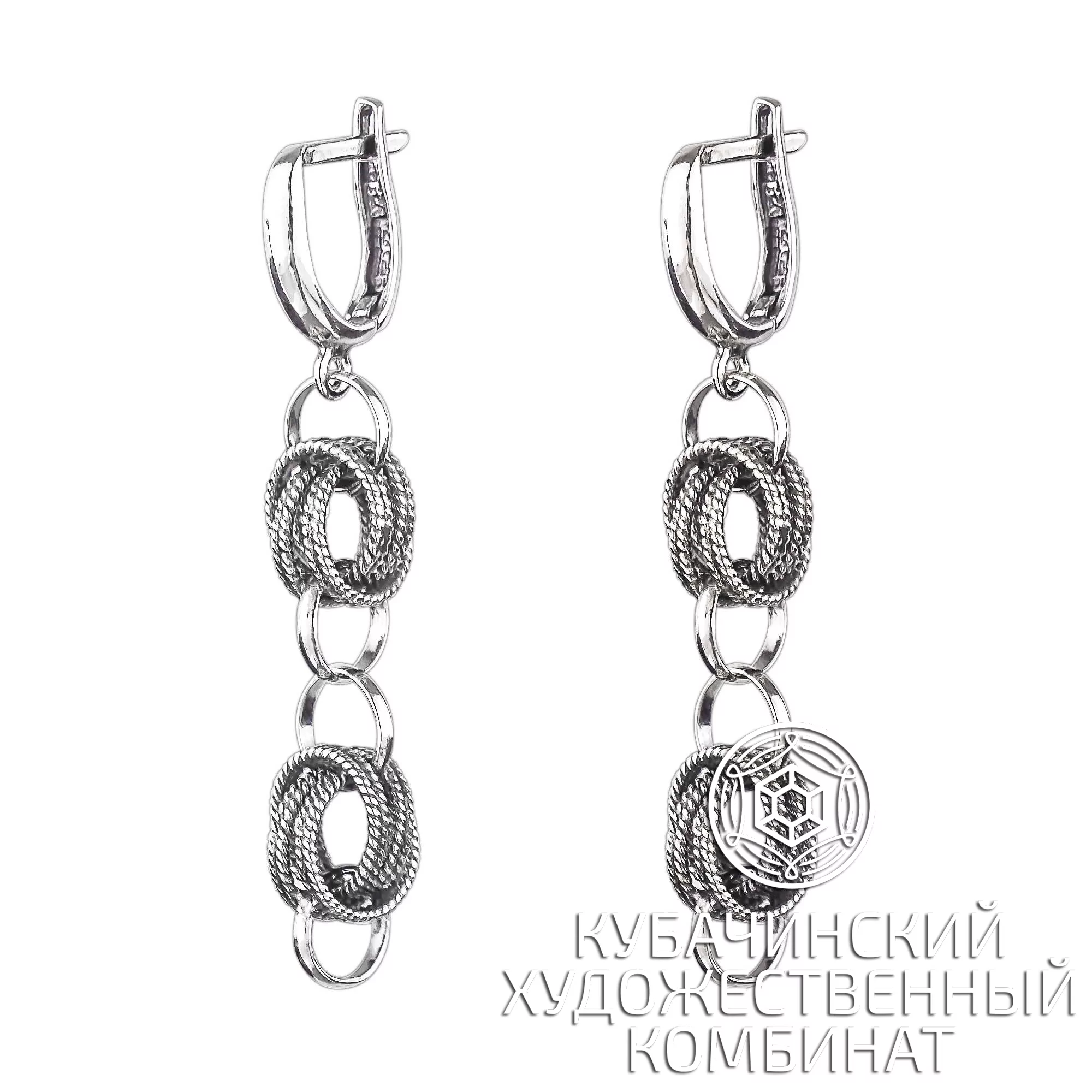 Серьги из серебра 925 пробы