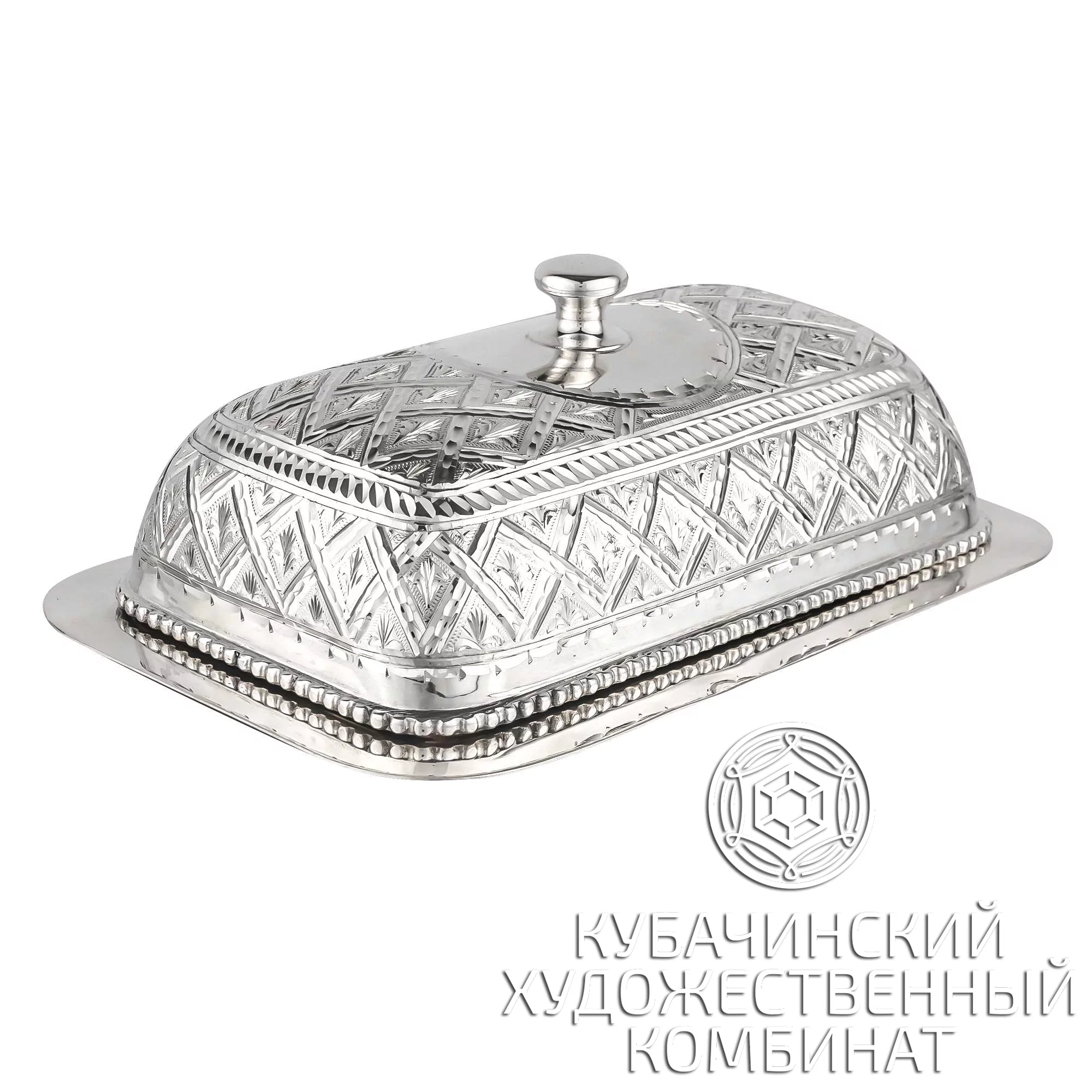 Масленка из серебра