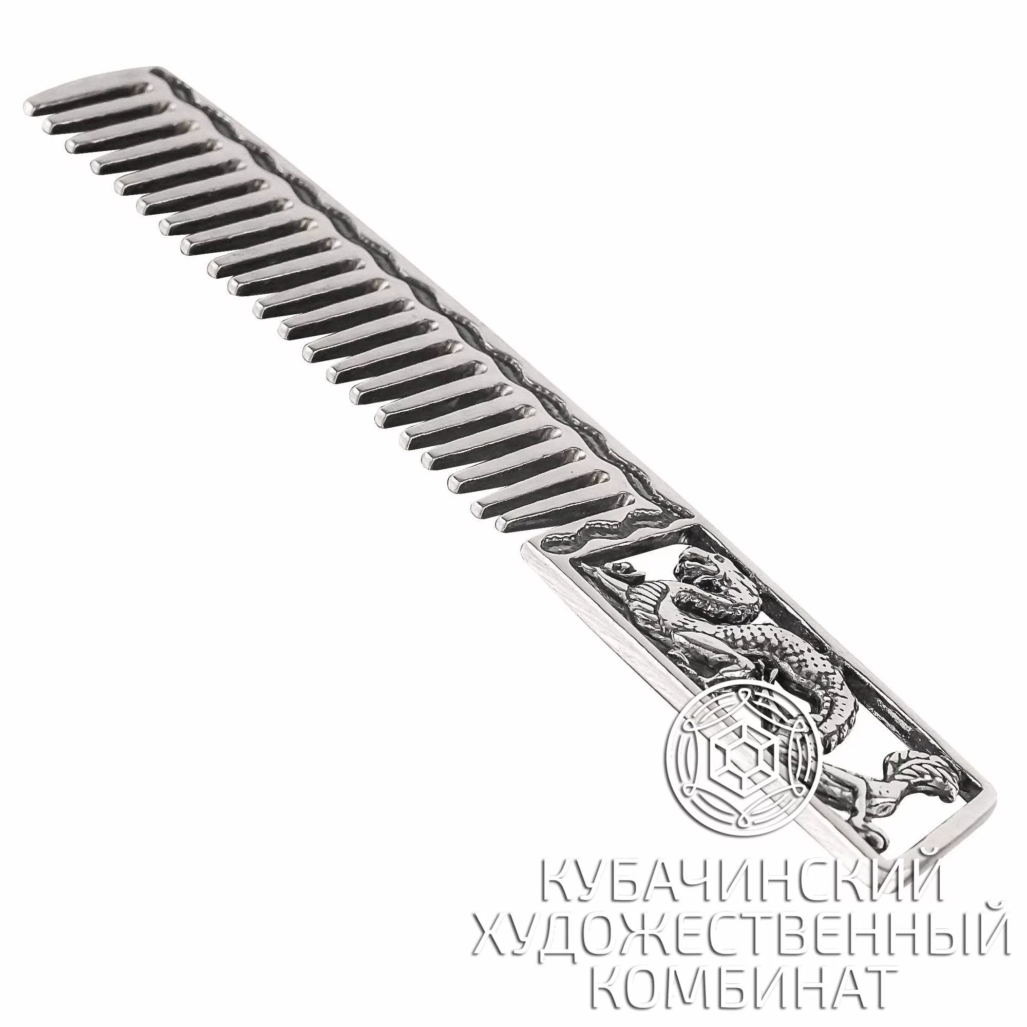 Расческа из серебра 925 пробы