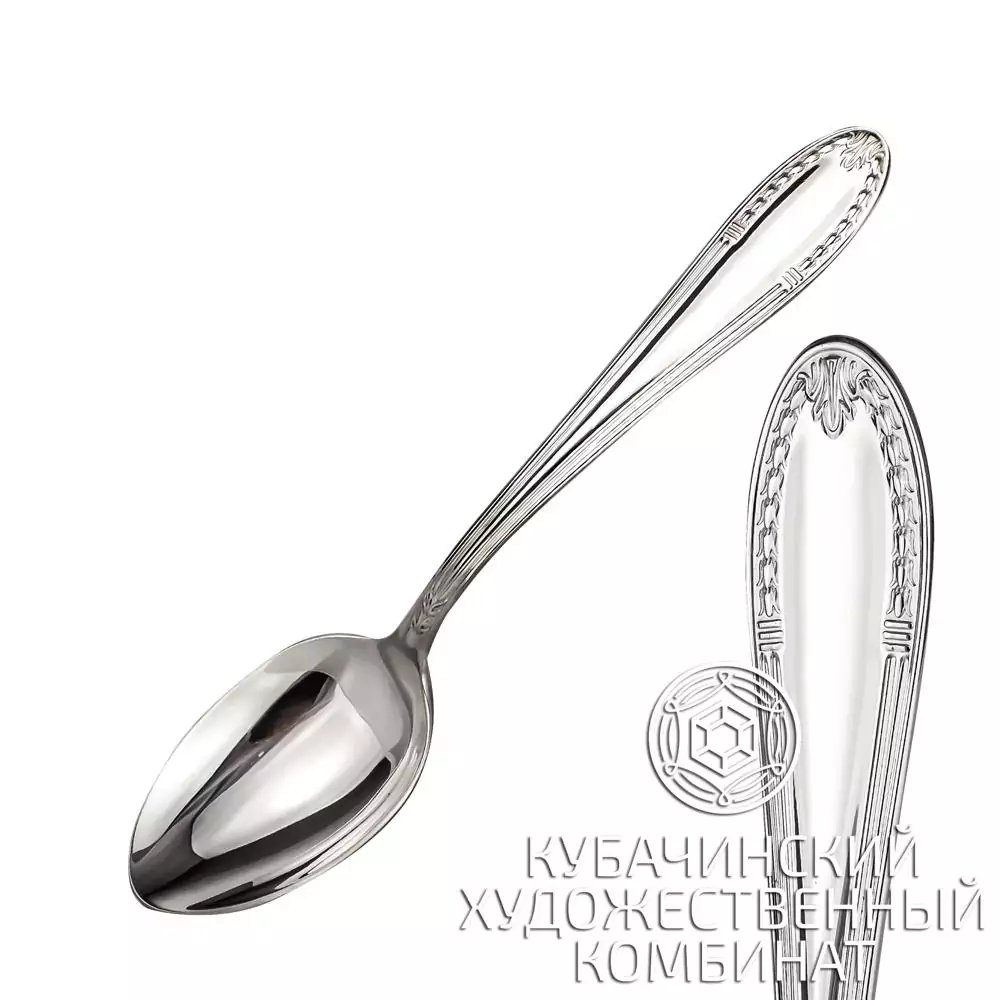 Ложка десертная серебряная 925 пробы