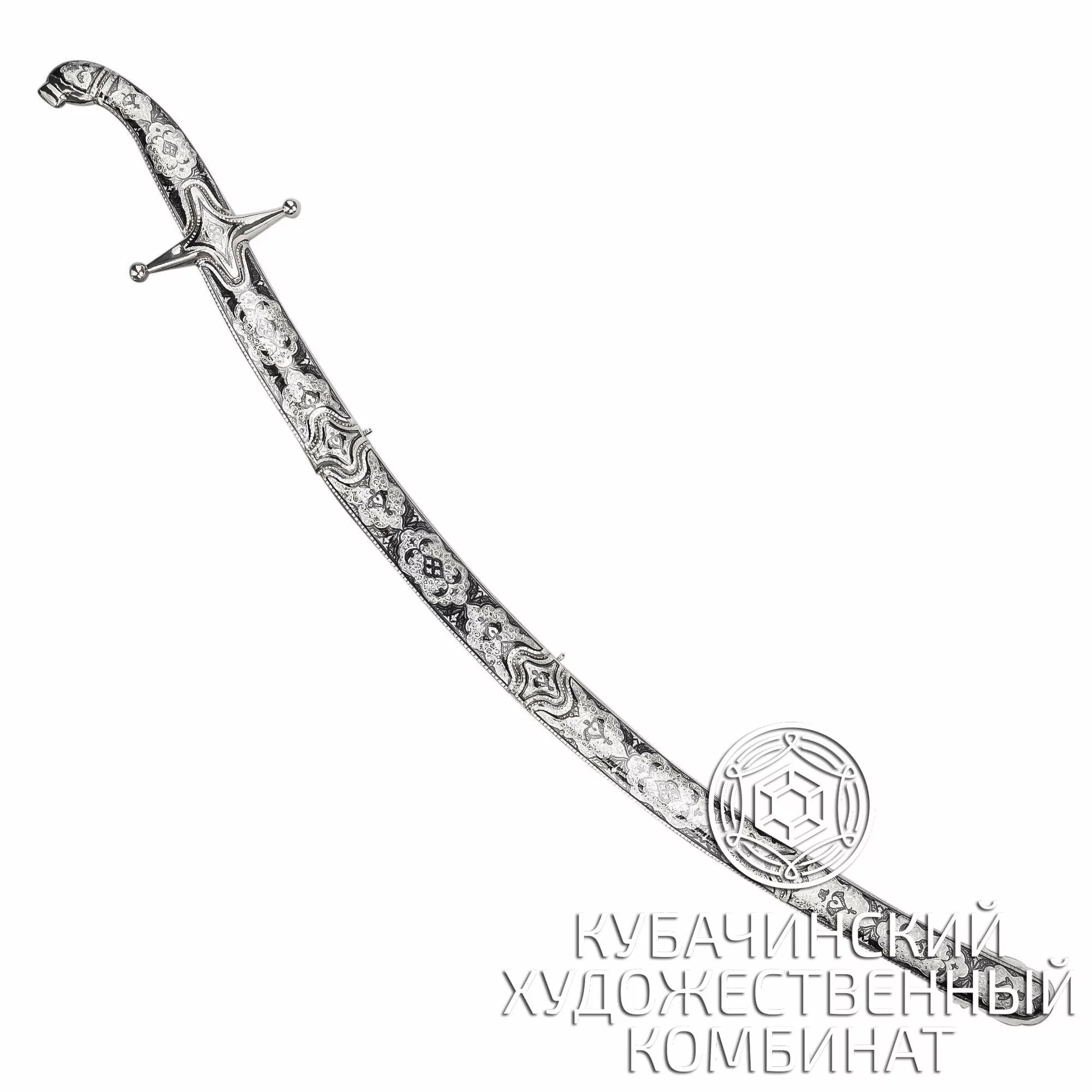 Сабля из серебра