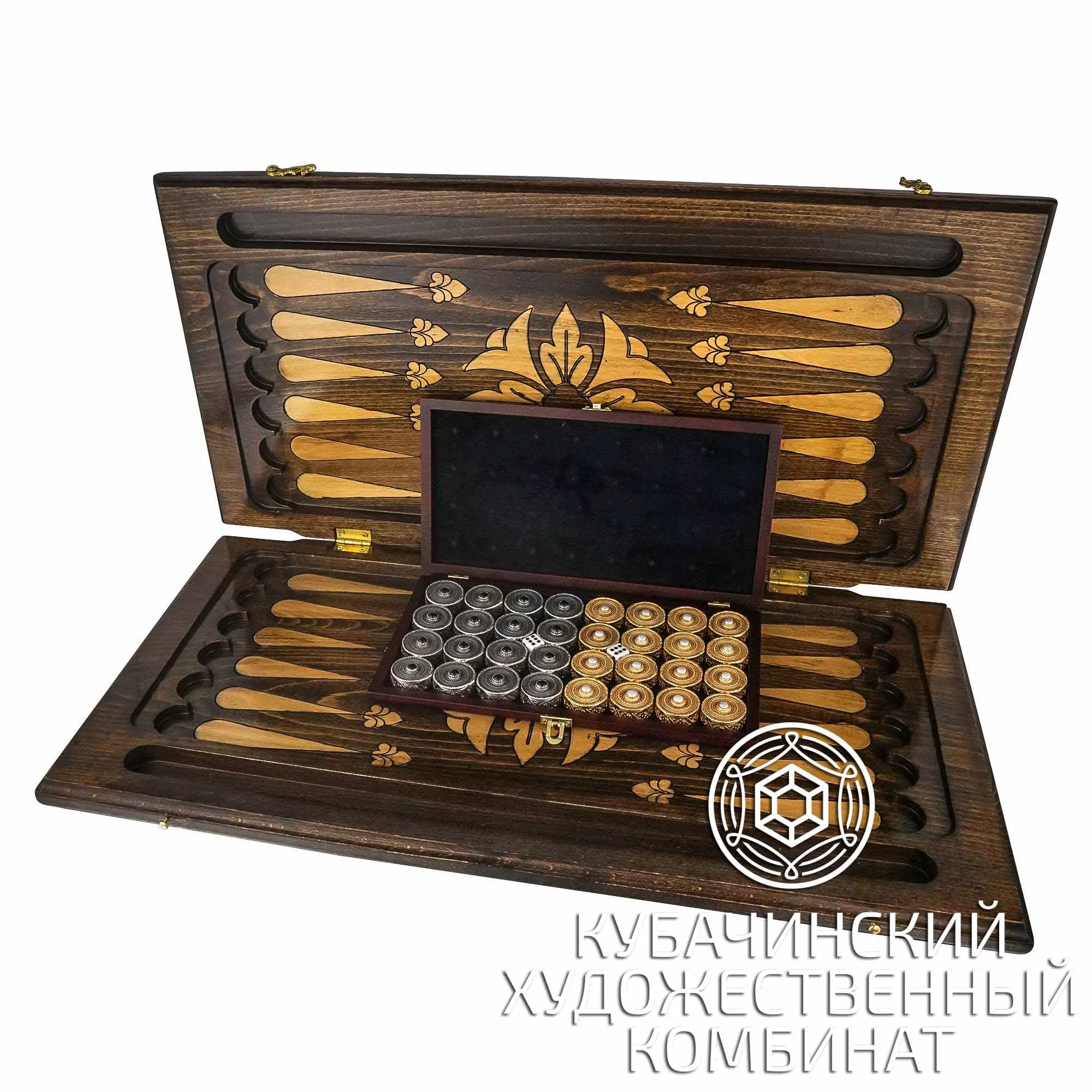 Нарды из серебра 925 пробы