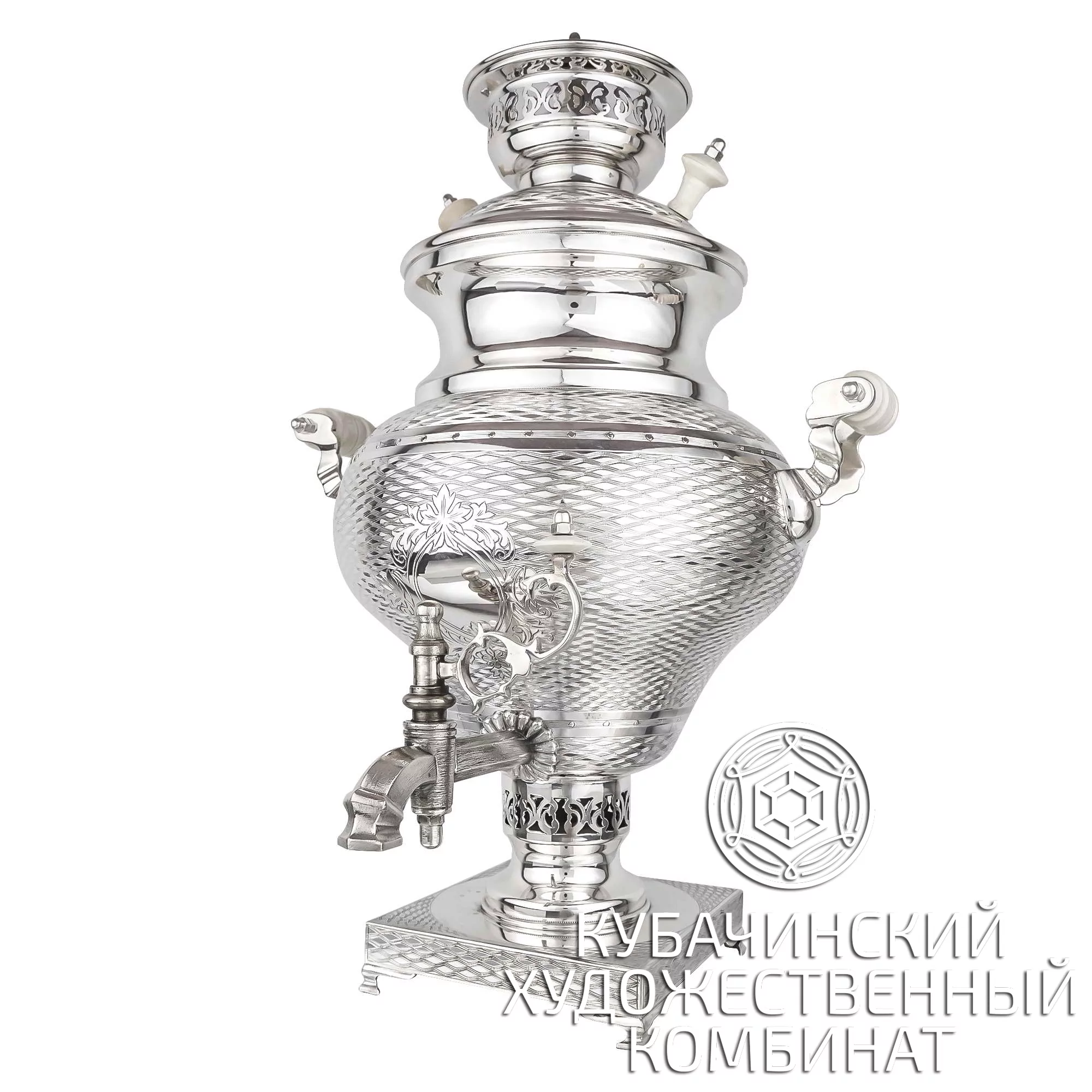 Самовар из серебра 925 пробы