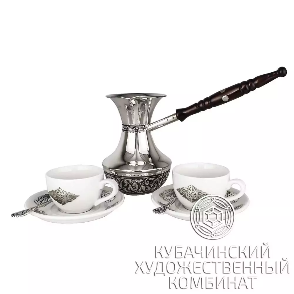 Кофейный набор из серебра на 350 мл