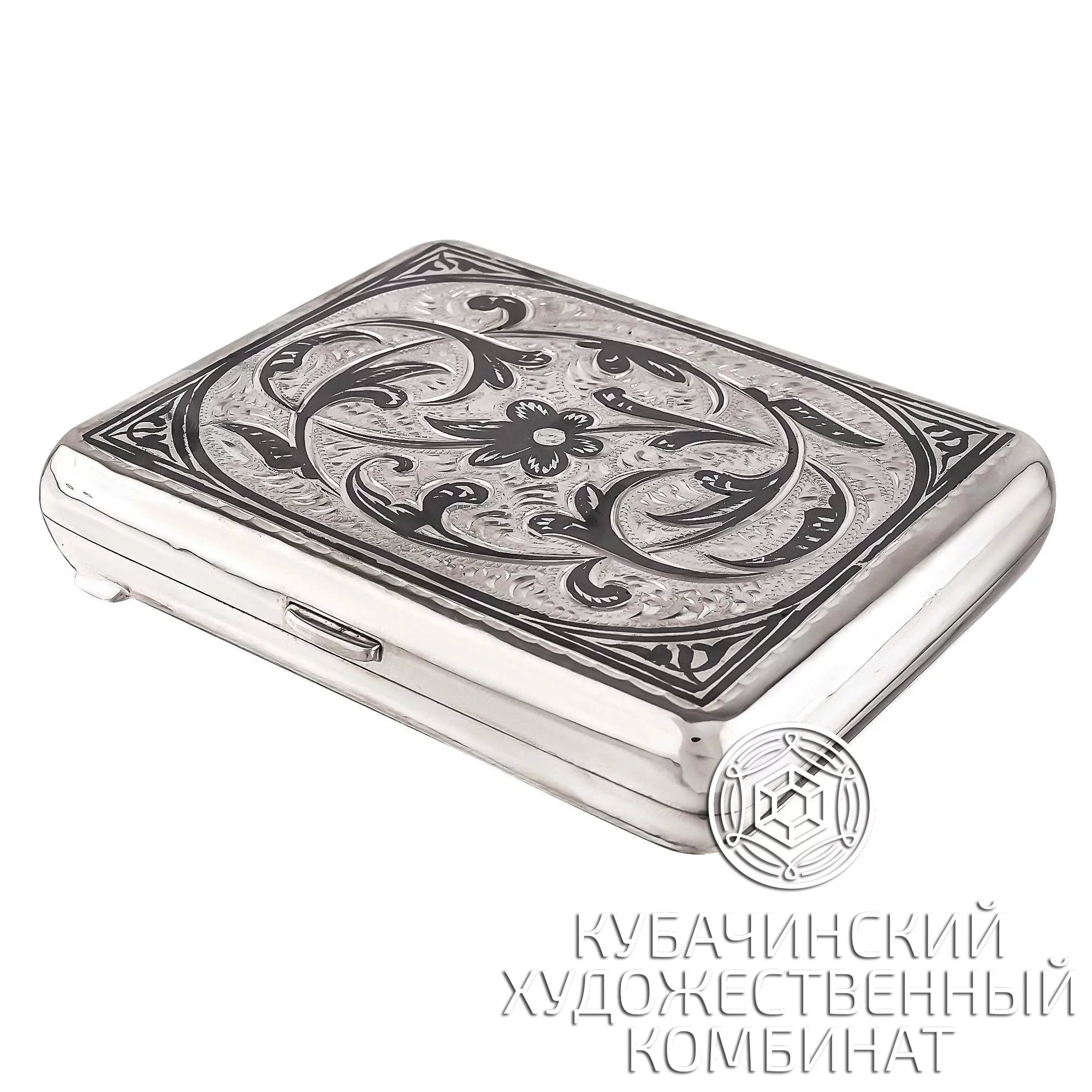 Портсигар из серебра