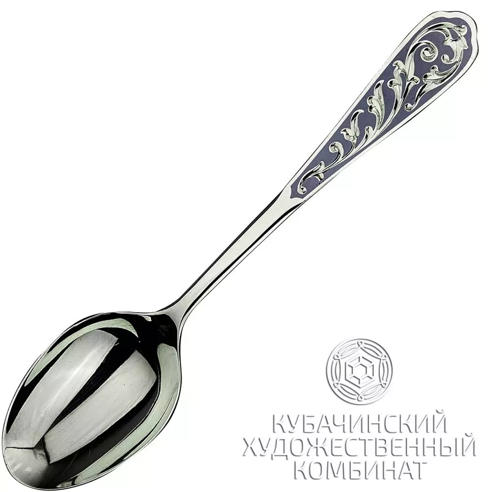 Ложка чайная с чернью