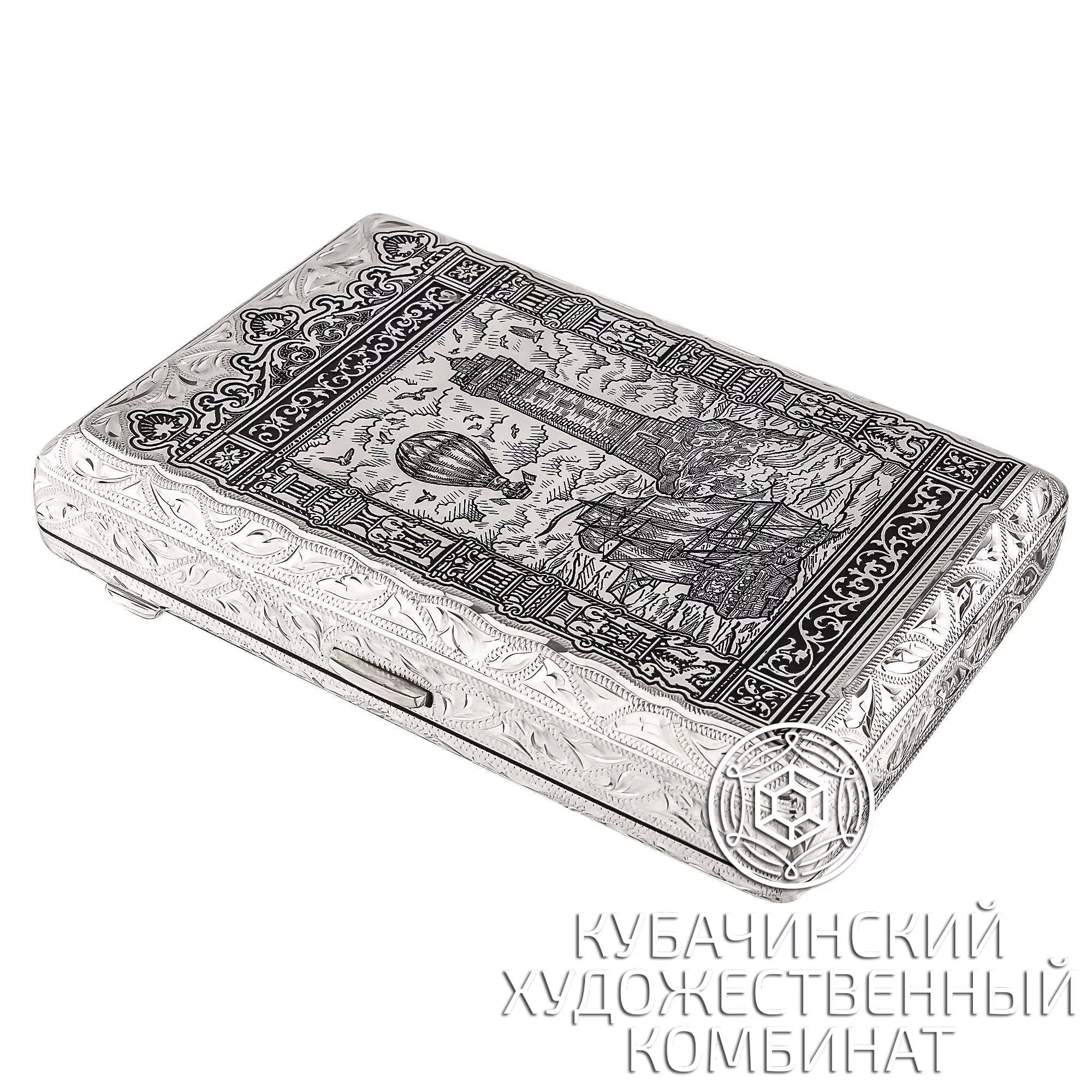 Пепельница серебряная