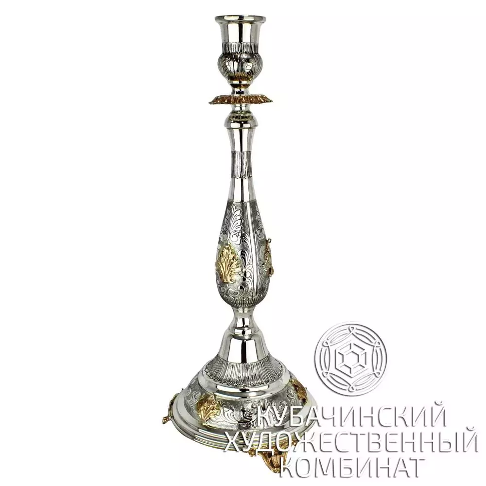 Подсвечник из серебра 925 пробы