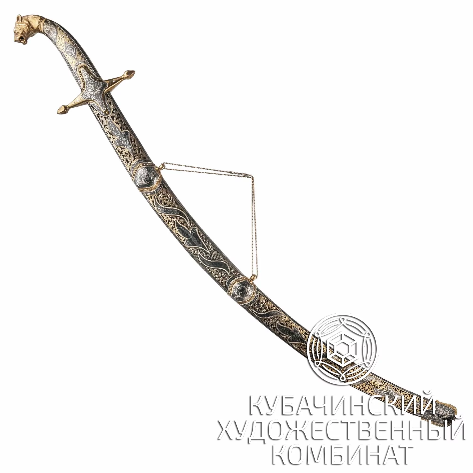 Сабля из серебра