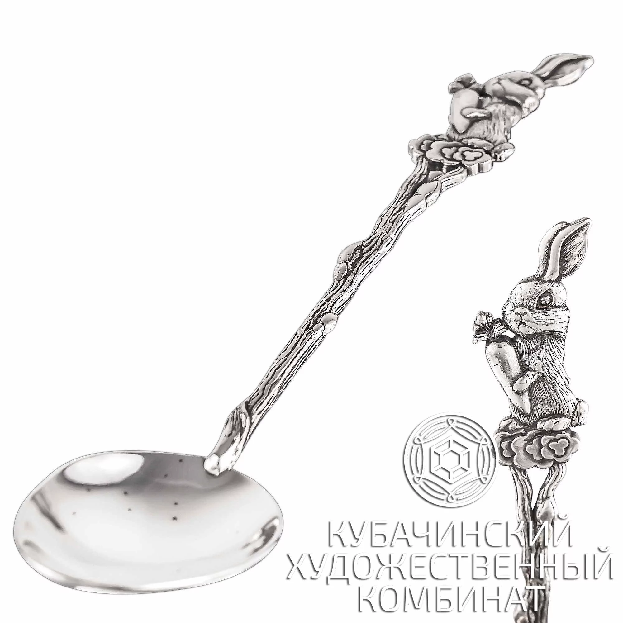 Ложка чайная из серебра 925 пробы