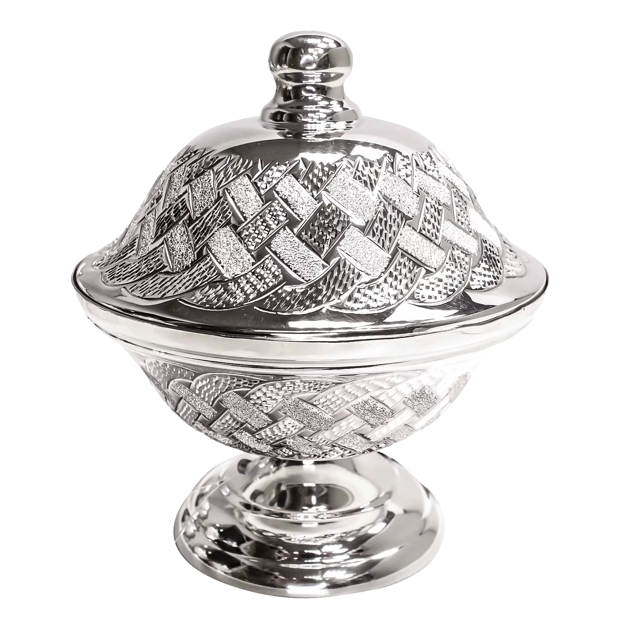 Серебряная сахарница
