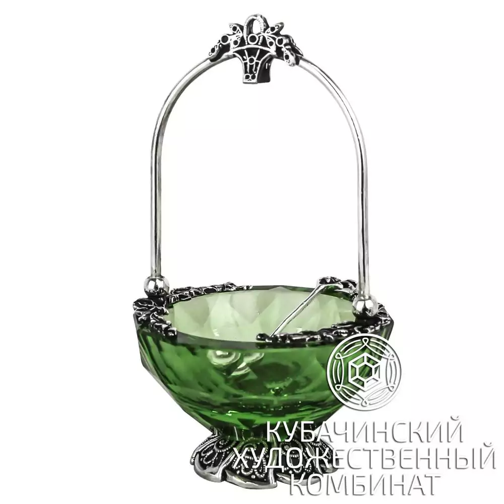 Солонка из серебра 925 пробы