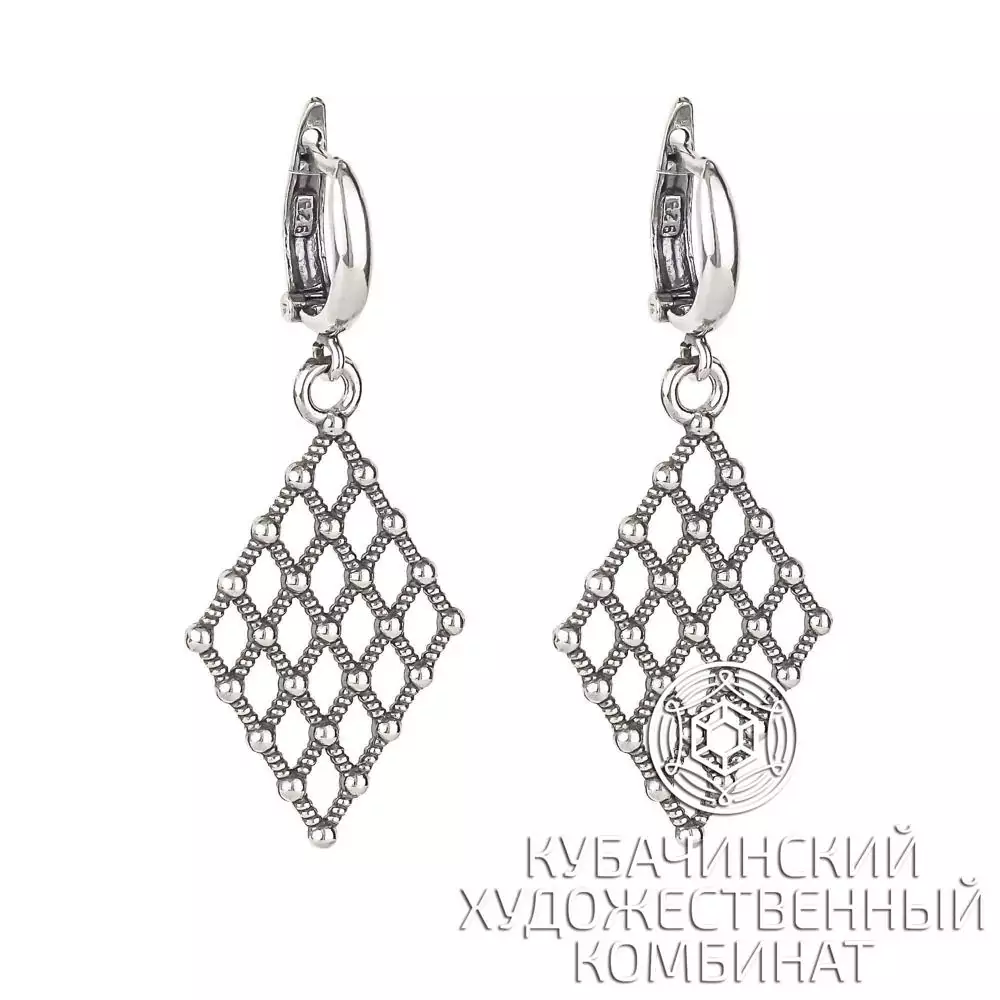 Серьги из серебра 925 пробы