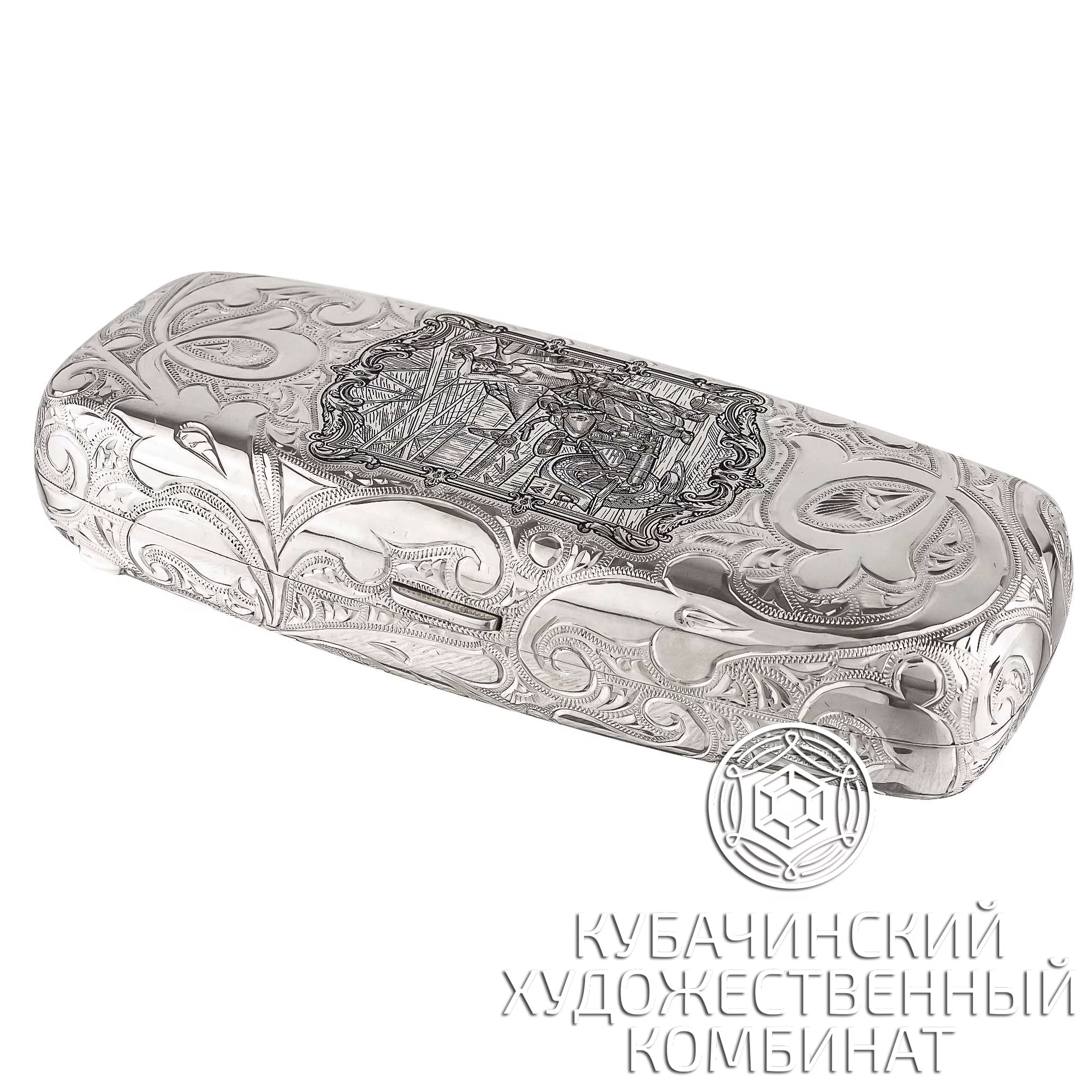 Футляр для очков из серебра