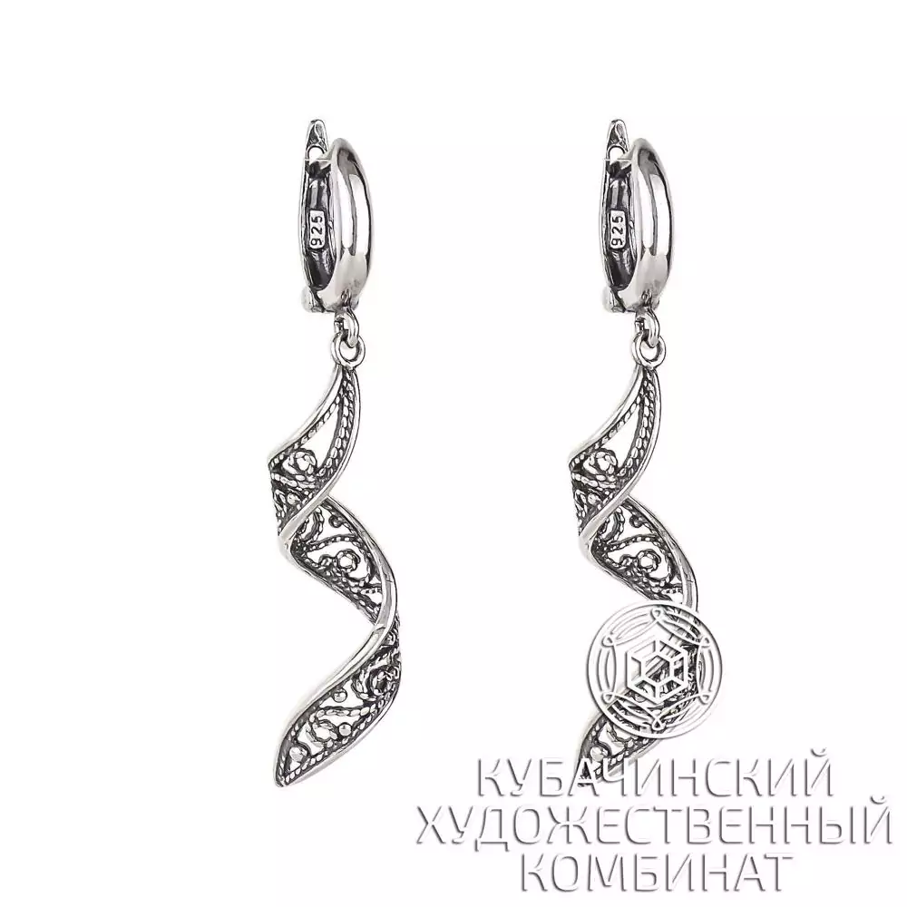 Серьги из серебра 925 пробы
