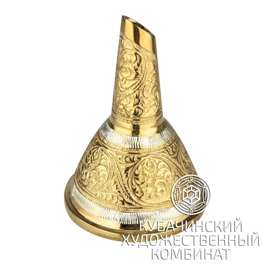 Воронка из серебра с позолотой