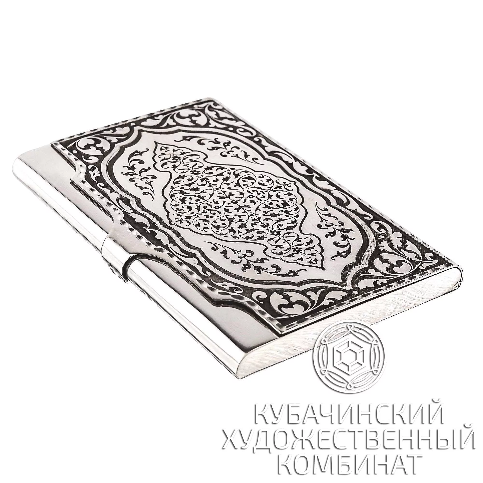 Визитница из серебра