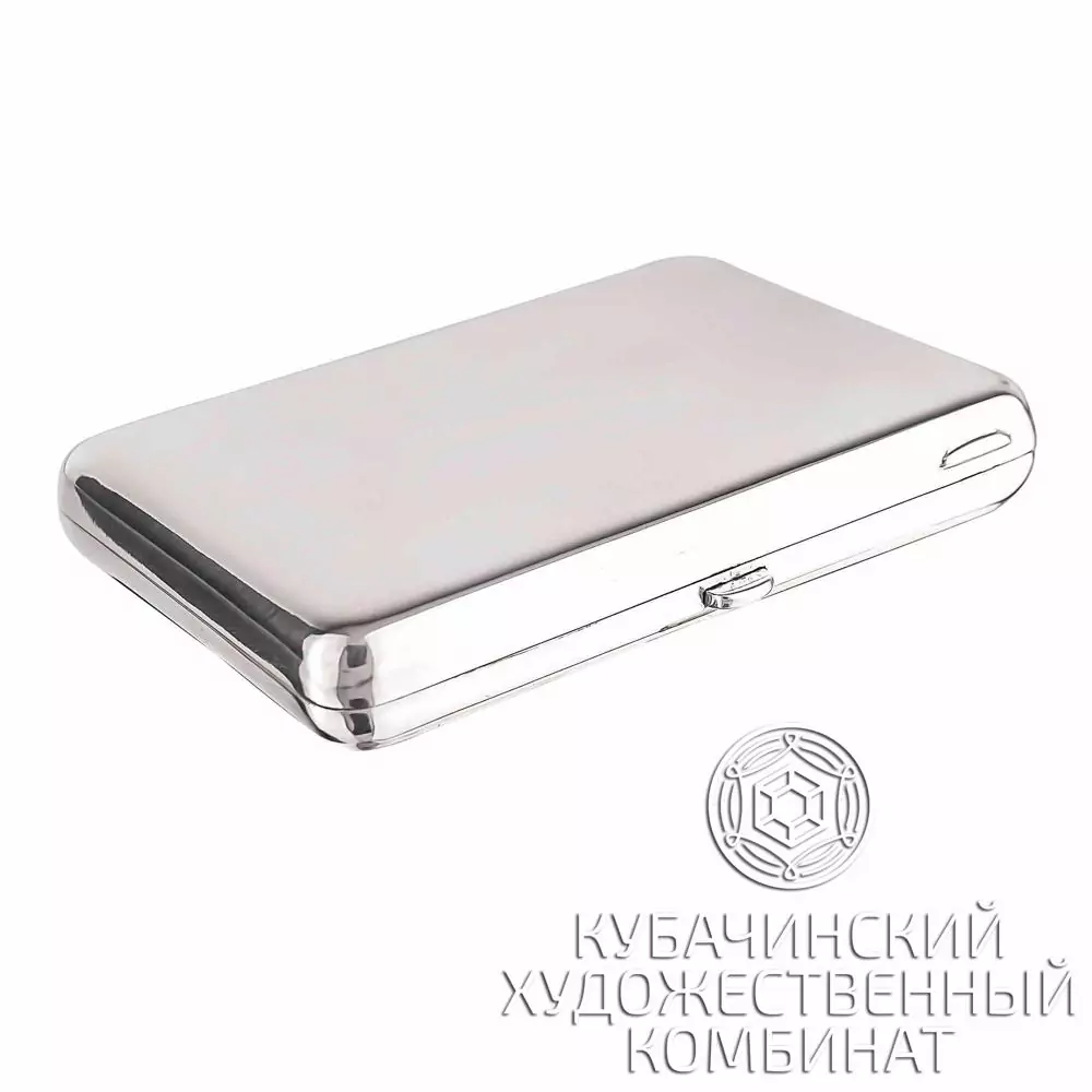Портсигар серебряный