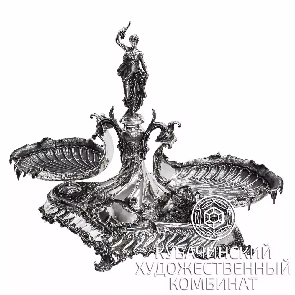 Ладья «‎Фемида» из серебра 925 пробы. Эксклюзив!