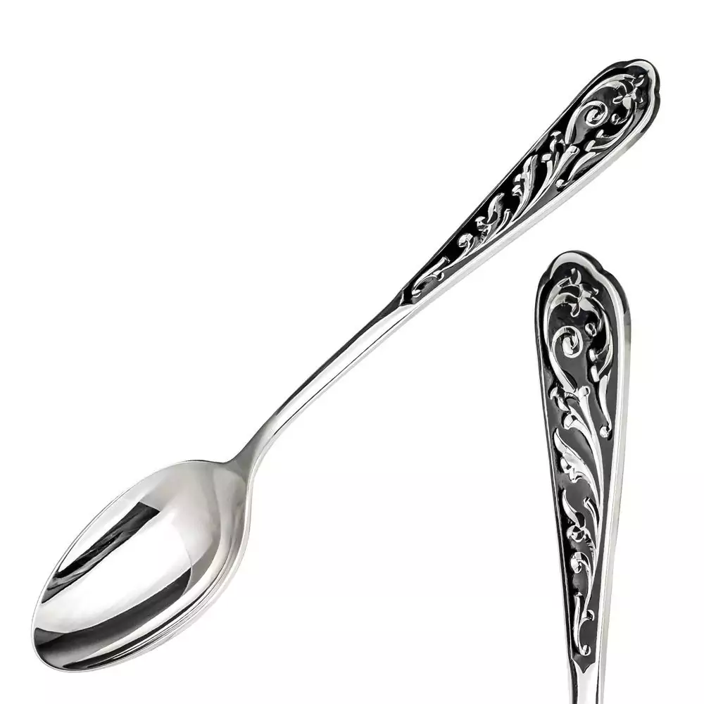 Ложка десертная из серебра 925 пробы