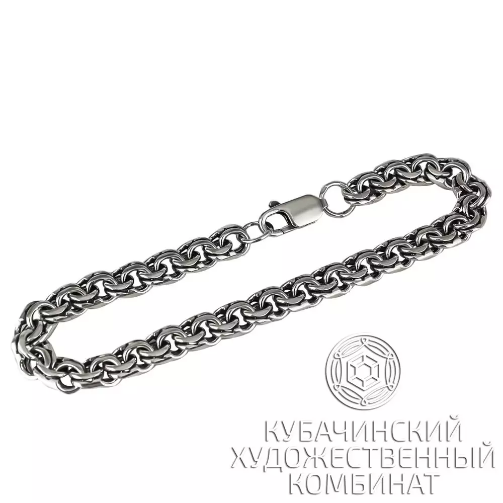 Браслет Кубачинских мастеров из серебра 925 пробы