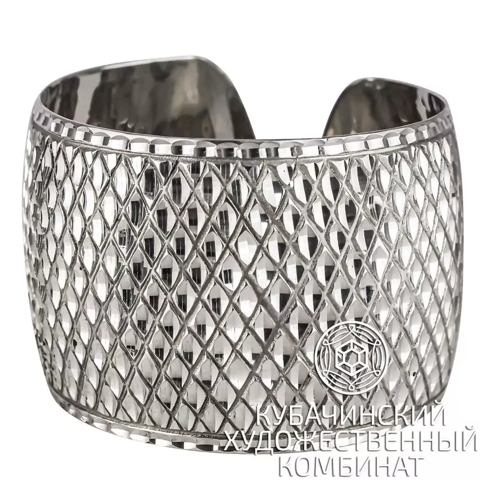 Браслет "Сетка" из серебра