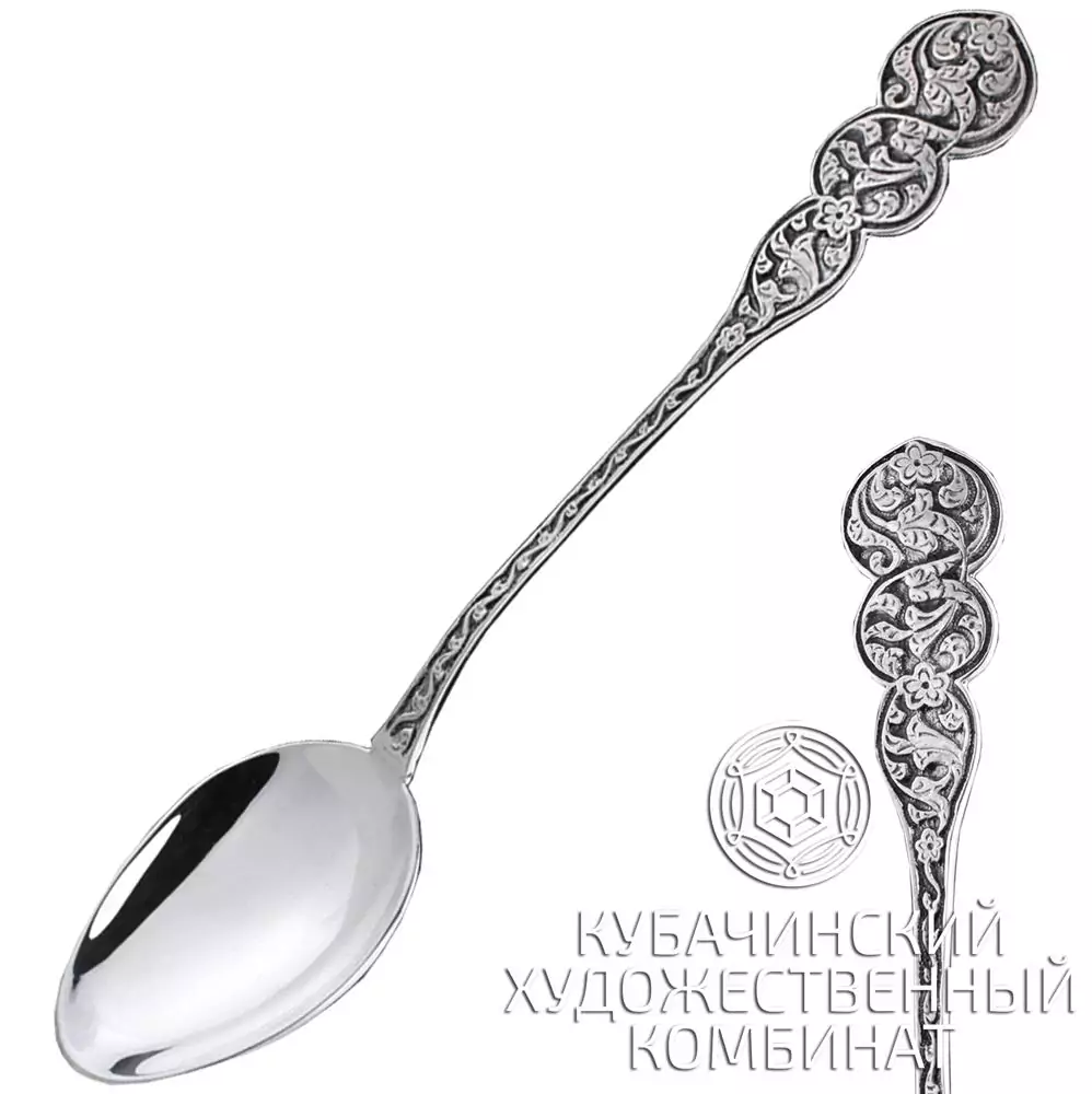 Ложка из серебра "Восток"