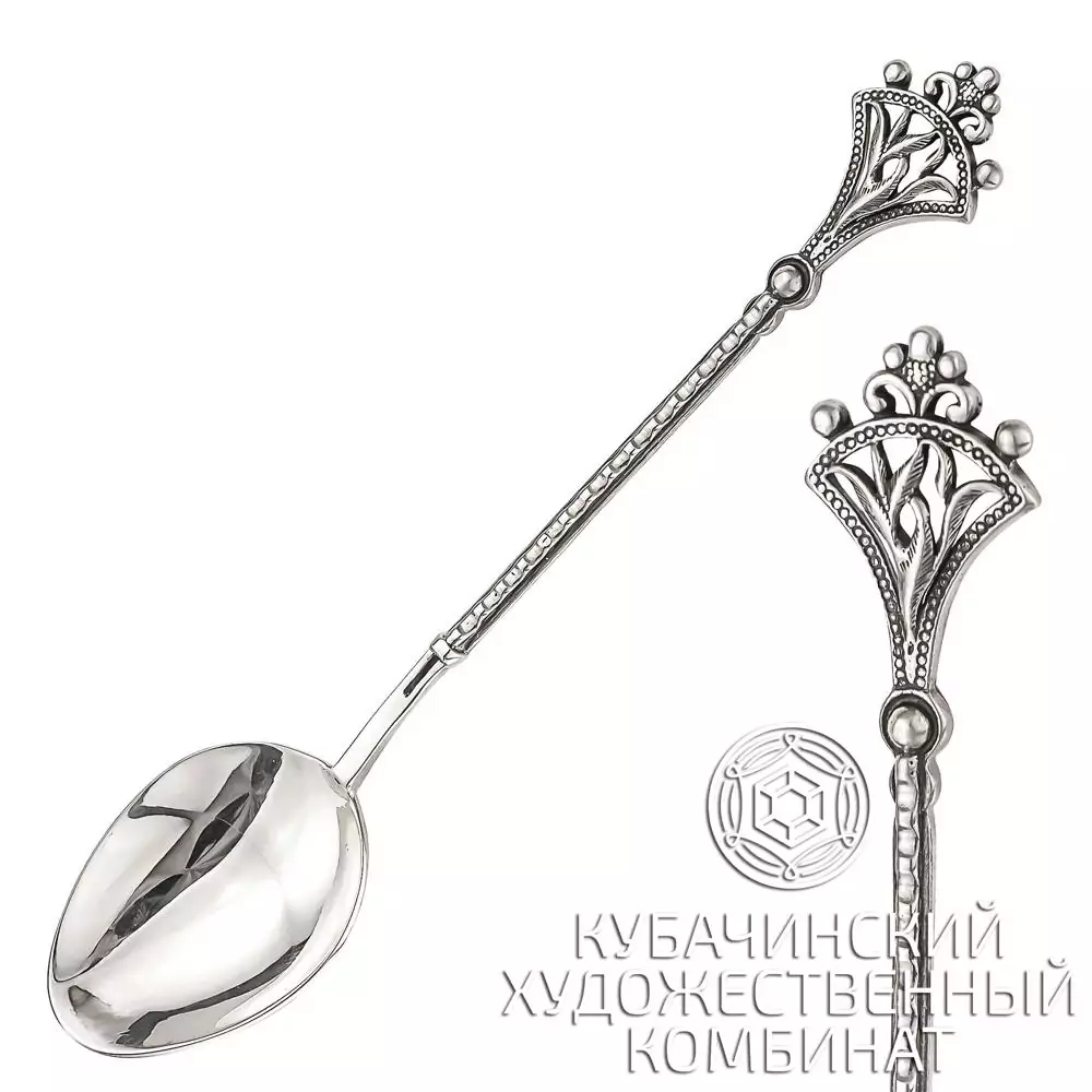 Ложка чайная из серебра 925 пробы