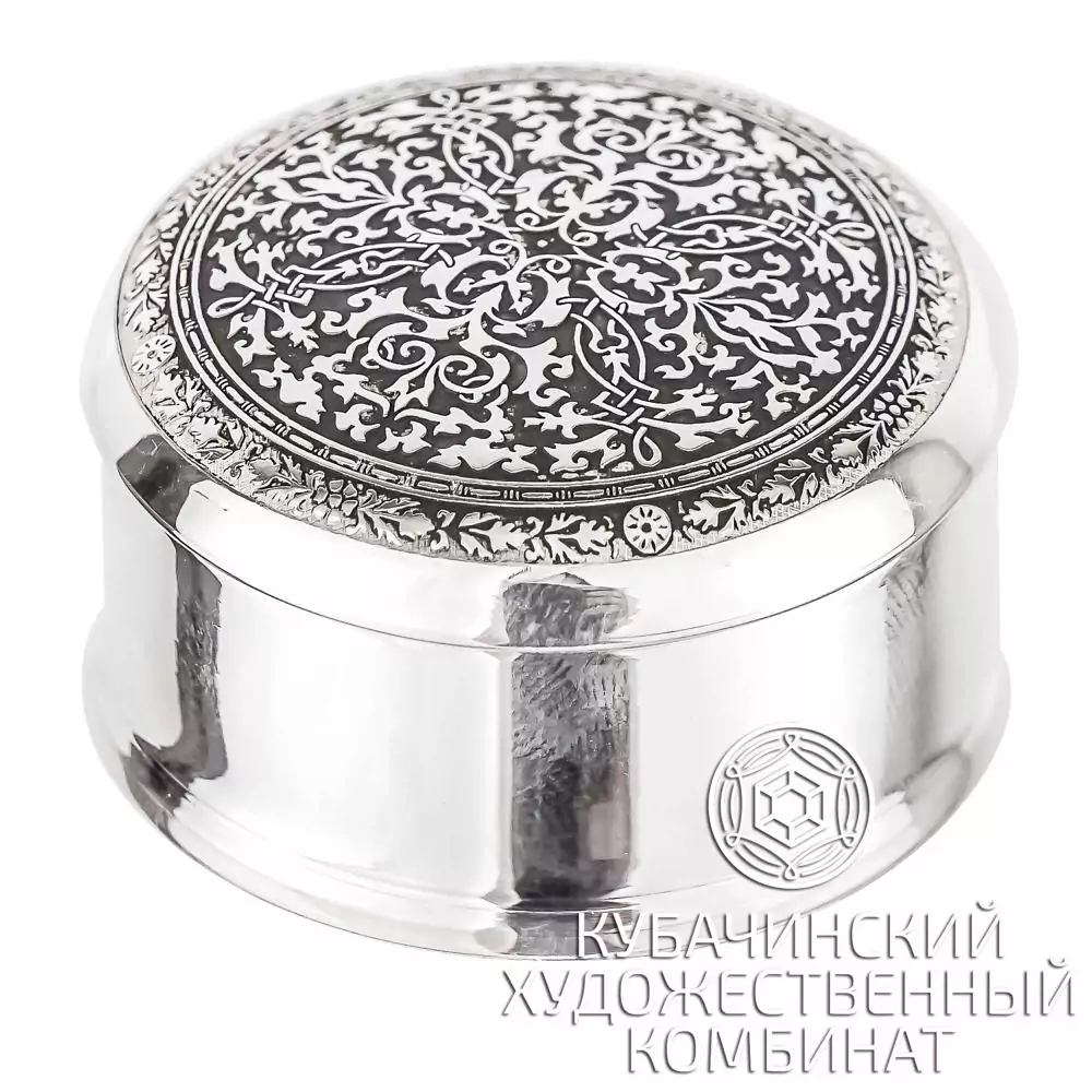Таблетница из серебра