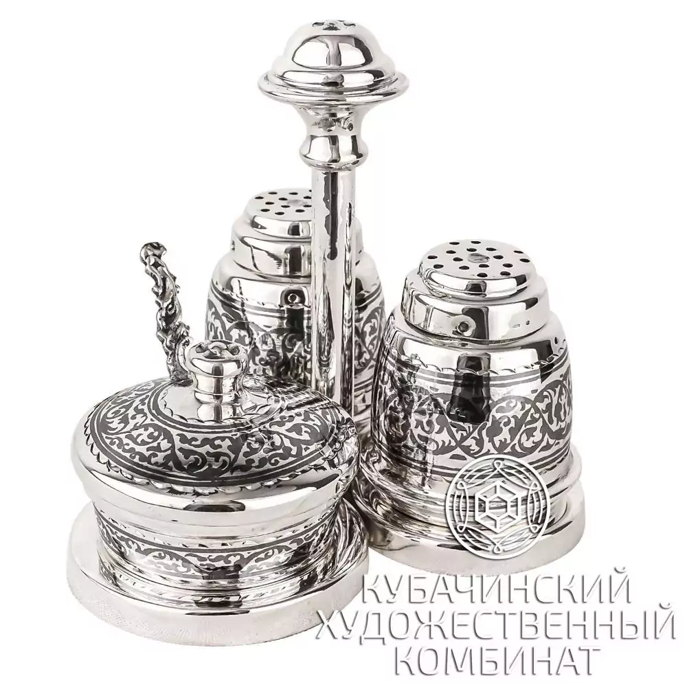 Набор дял специй из серебра