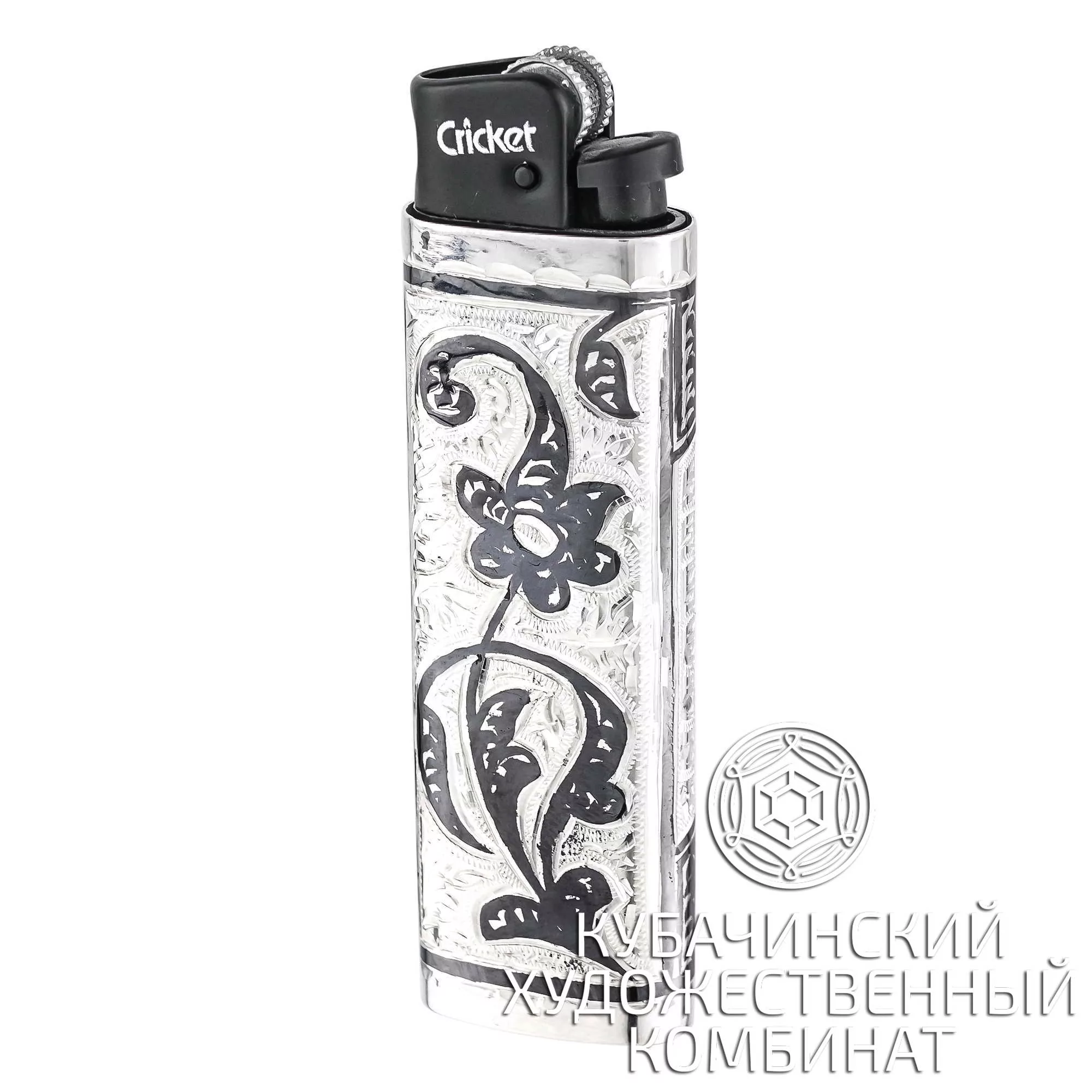 Зажигалка из серебра