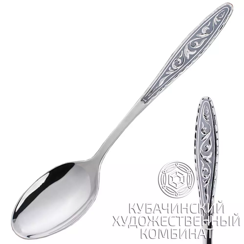Ложка десертная из серебра