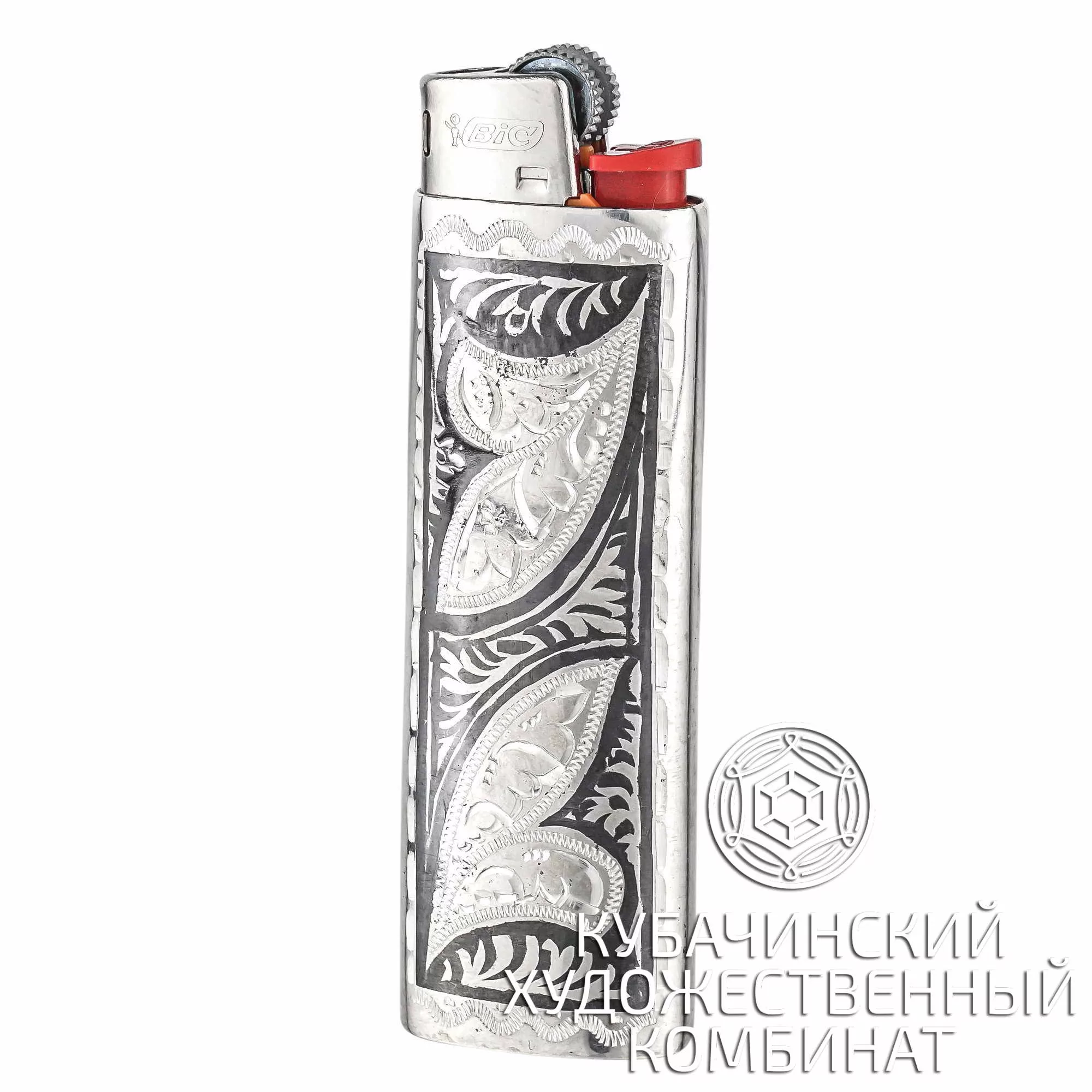 Зажигалка из серебра