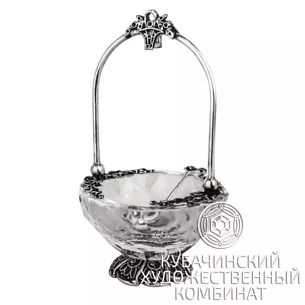 Солонка из серебра 925 пробы
