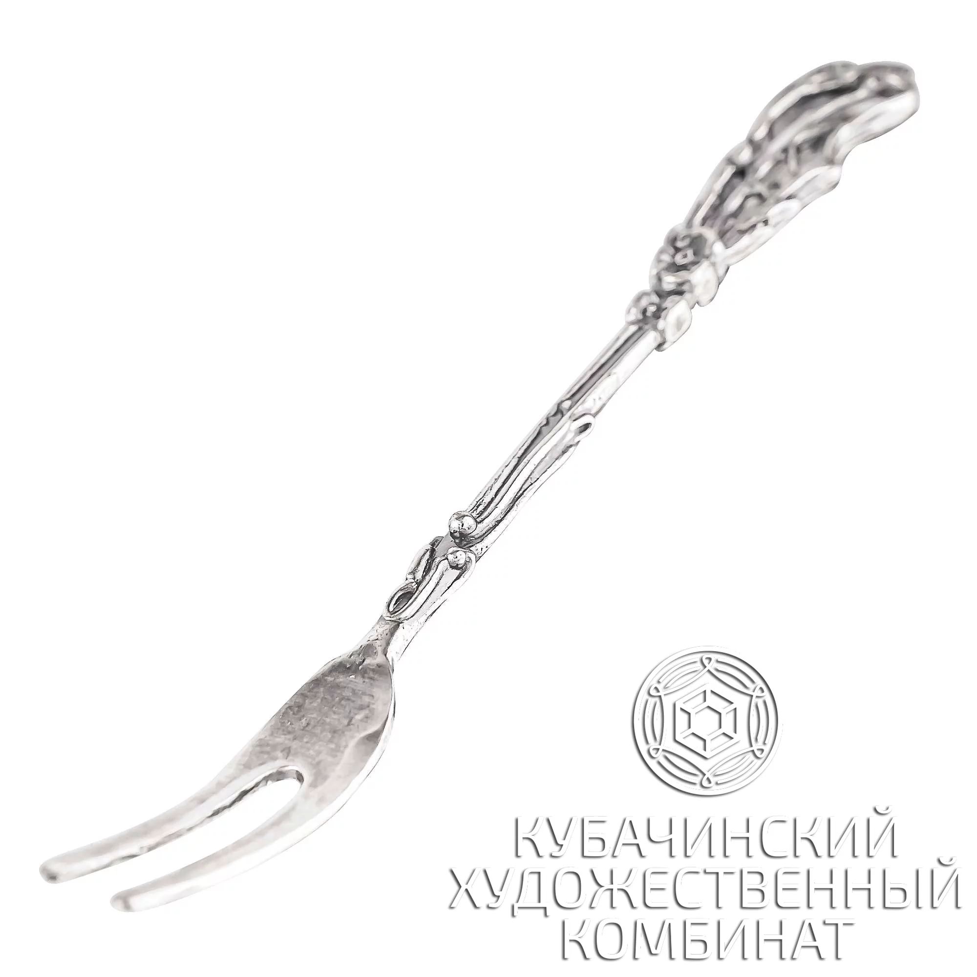 Вилка из серебра 925 пробы