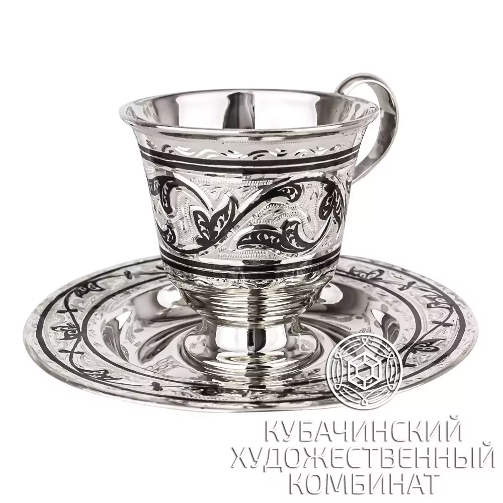 Кофейная пара из серебра