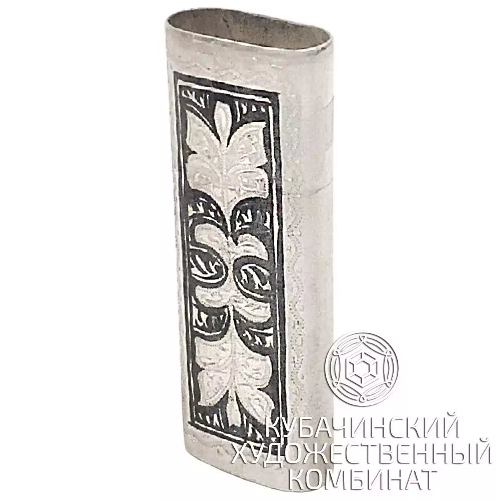 Футляр для зажигалки серебряный