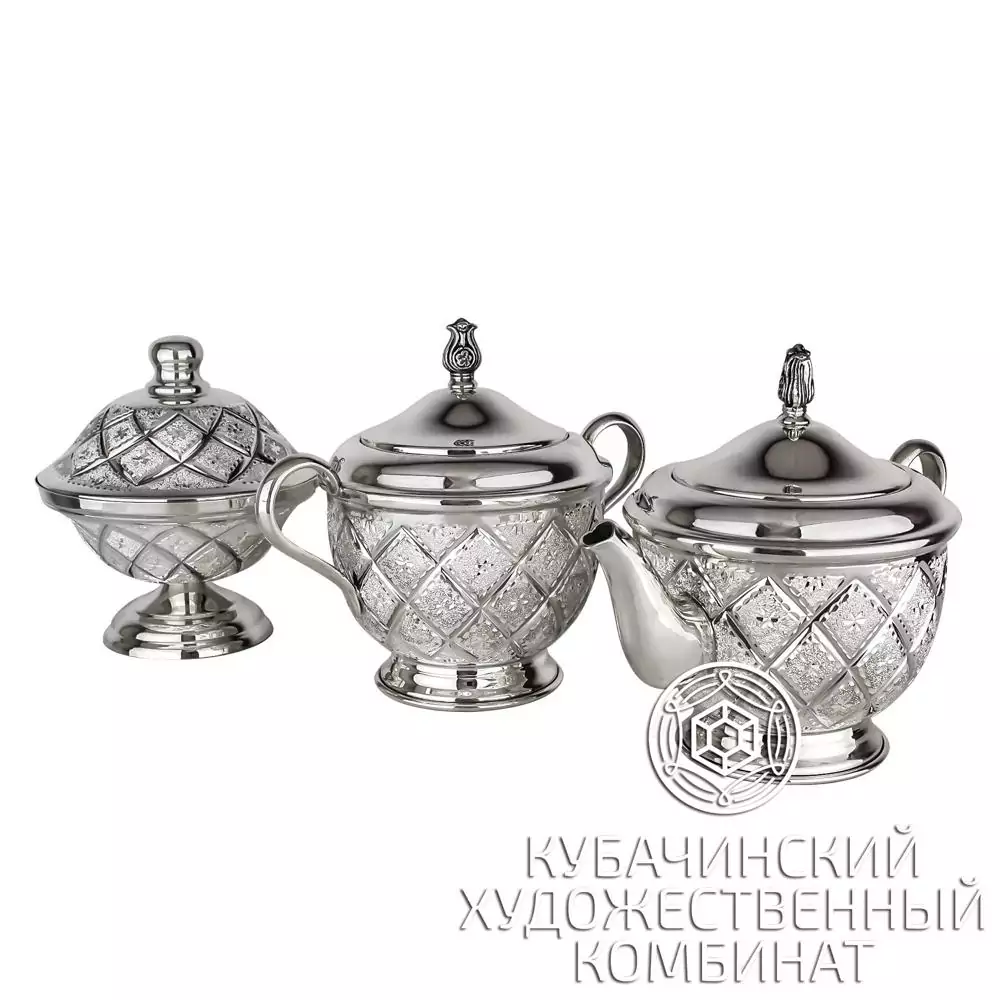 Набор для чая из серебра