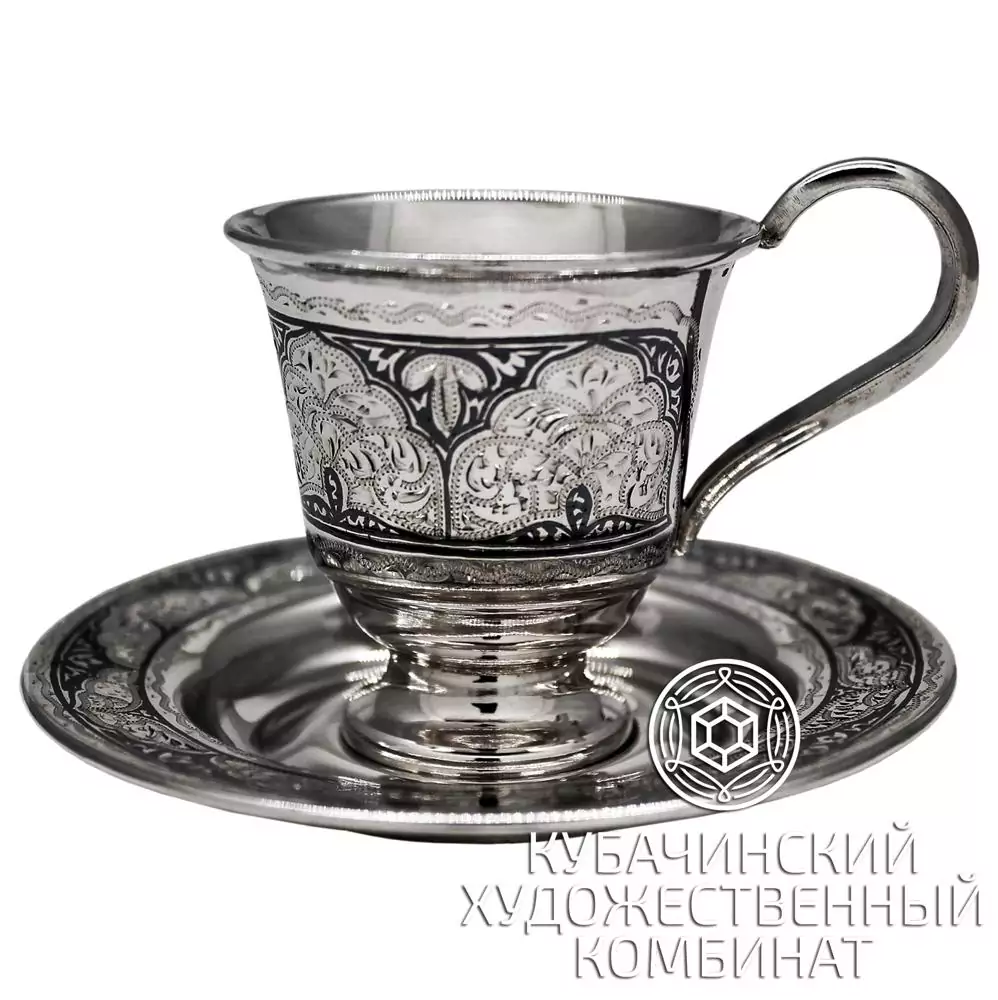 Серебряная Чайная пара