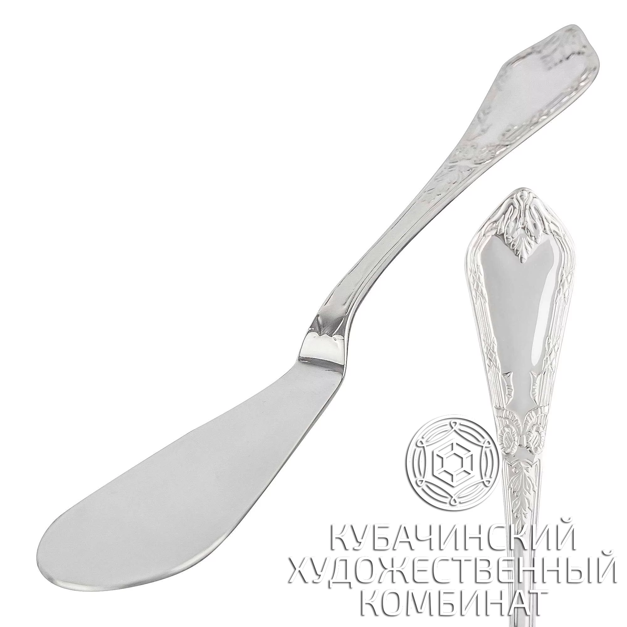 Нож для масла / паштета из серебра 925 пробы