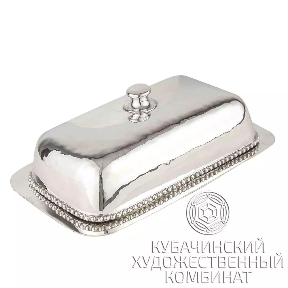 Маслёнка из серебра