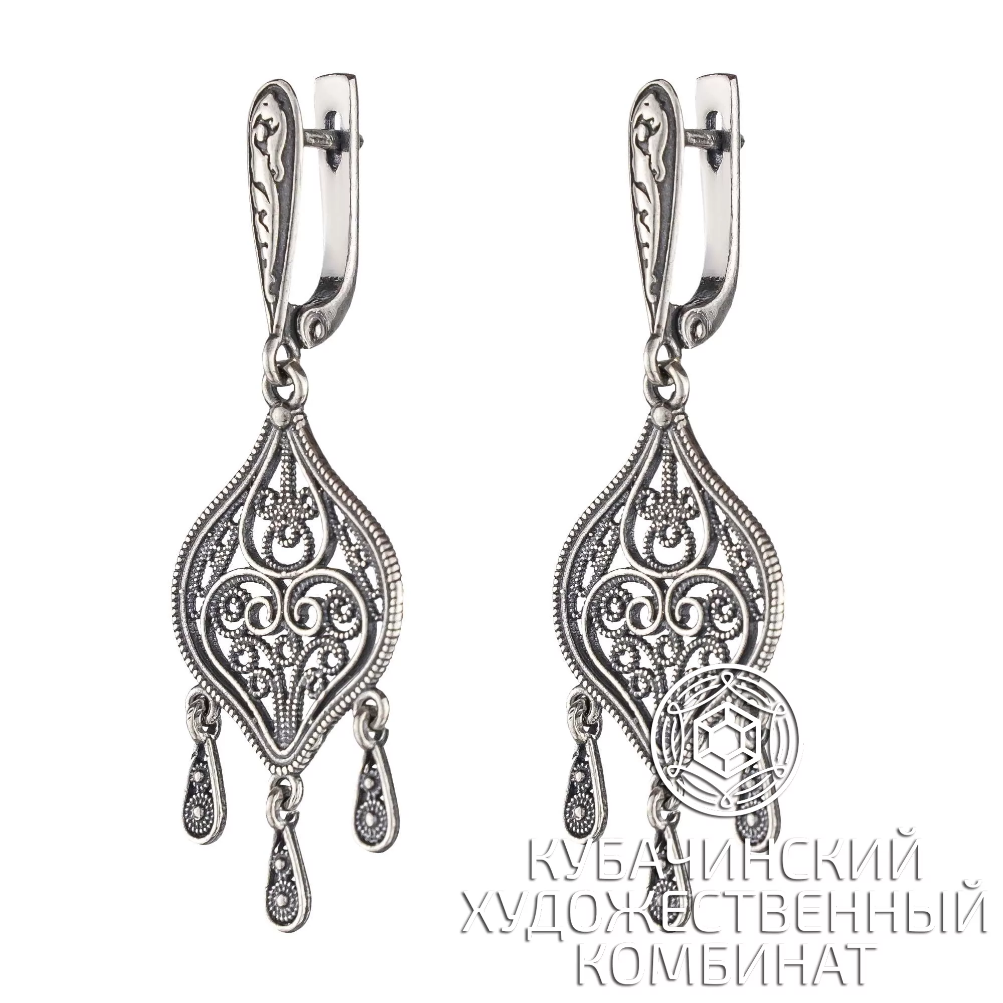 Серьги из серебра 925 пробы