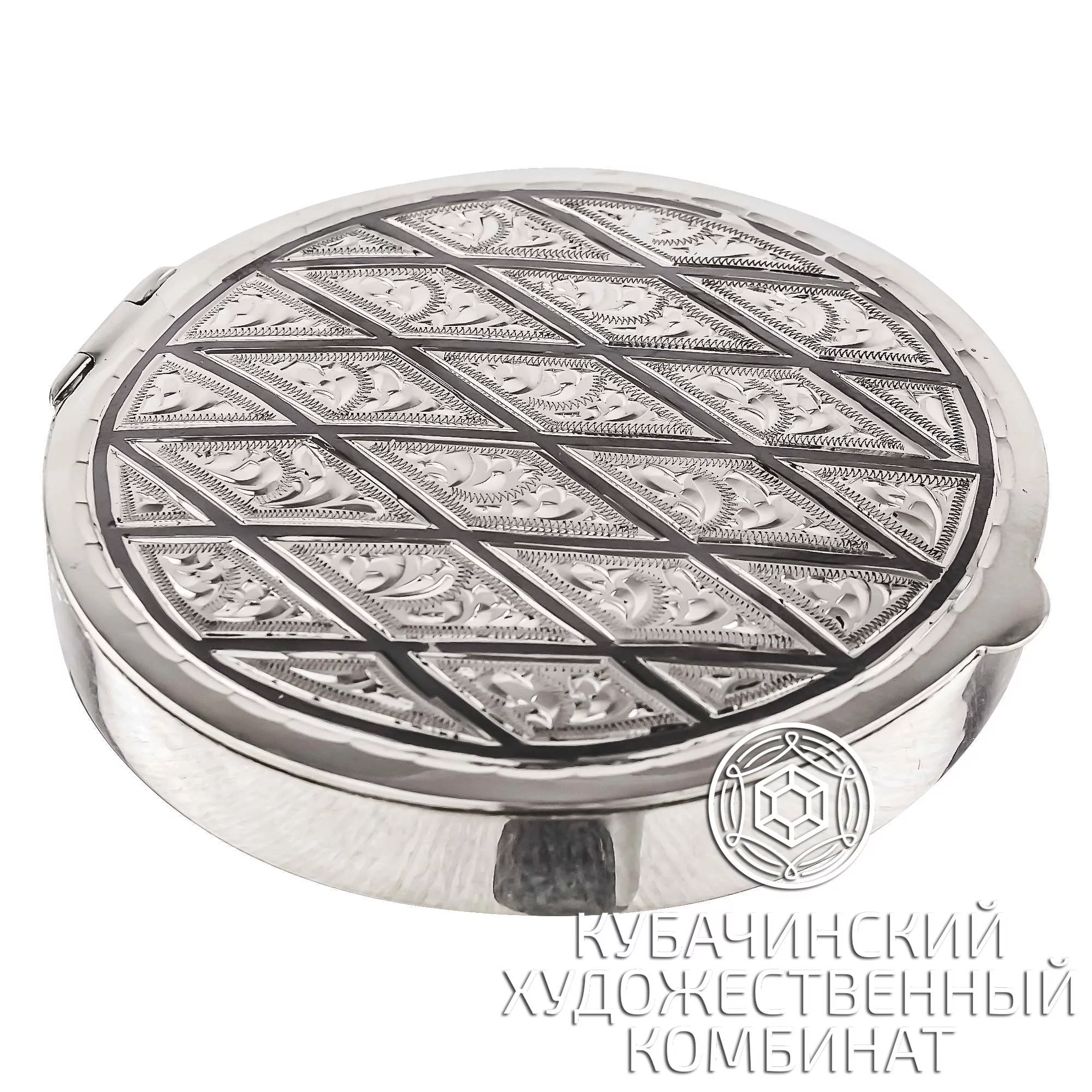 Таблетница из серебра