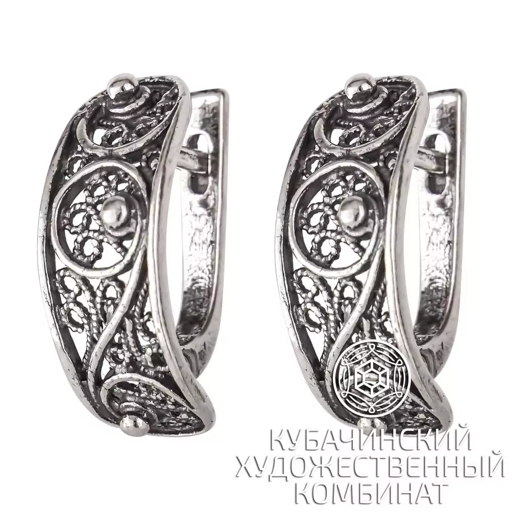 Серьги из серебра 925 пробы