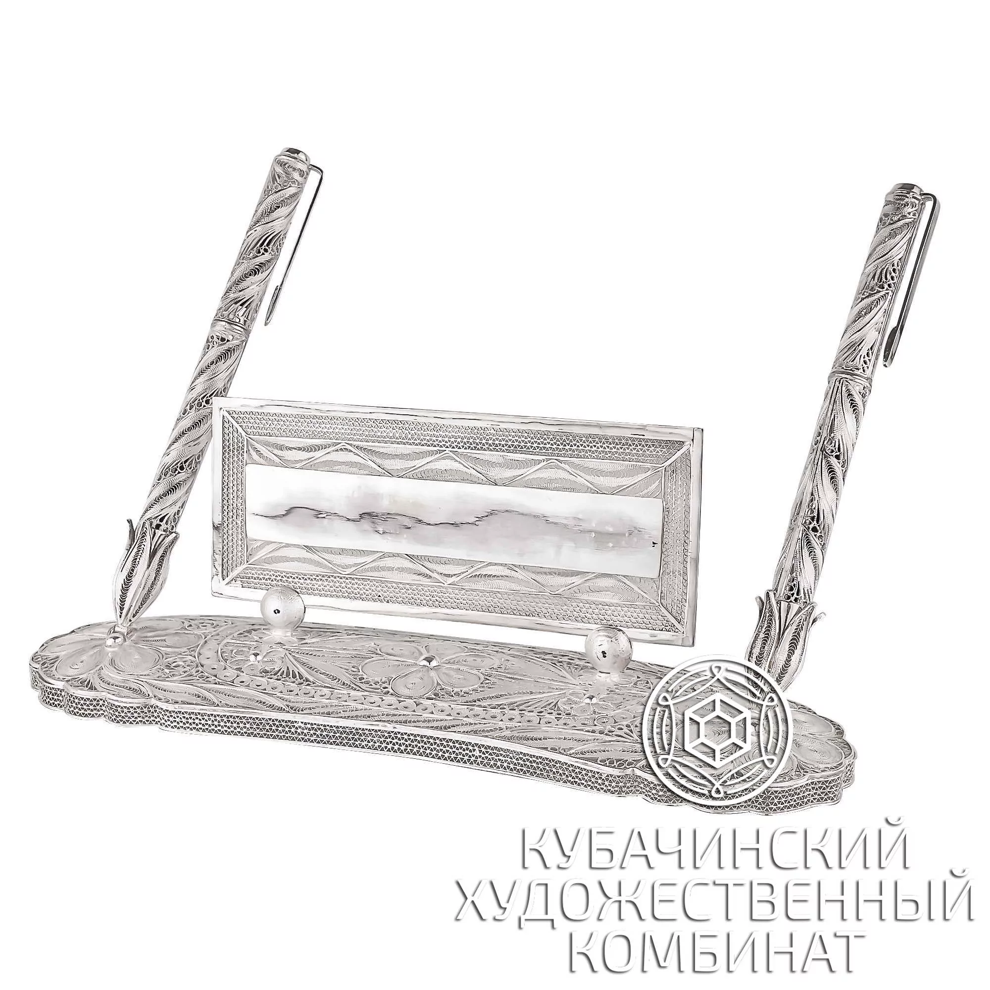 Настольный набор из серебра 925 пробы
