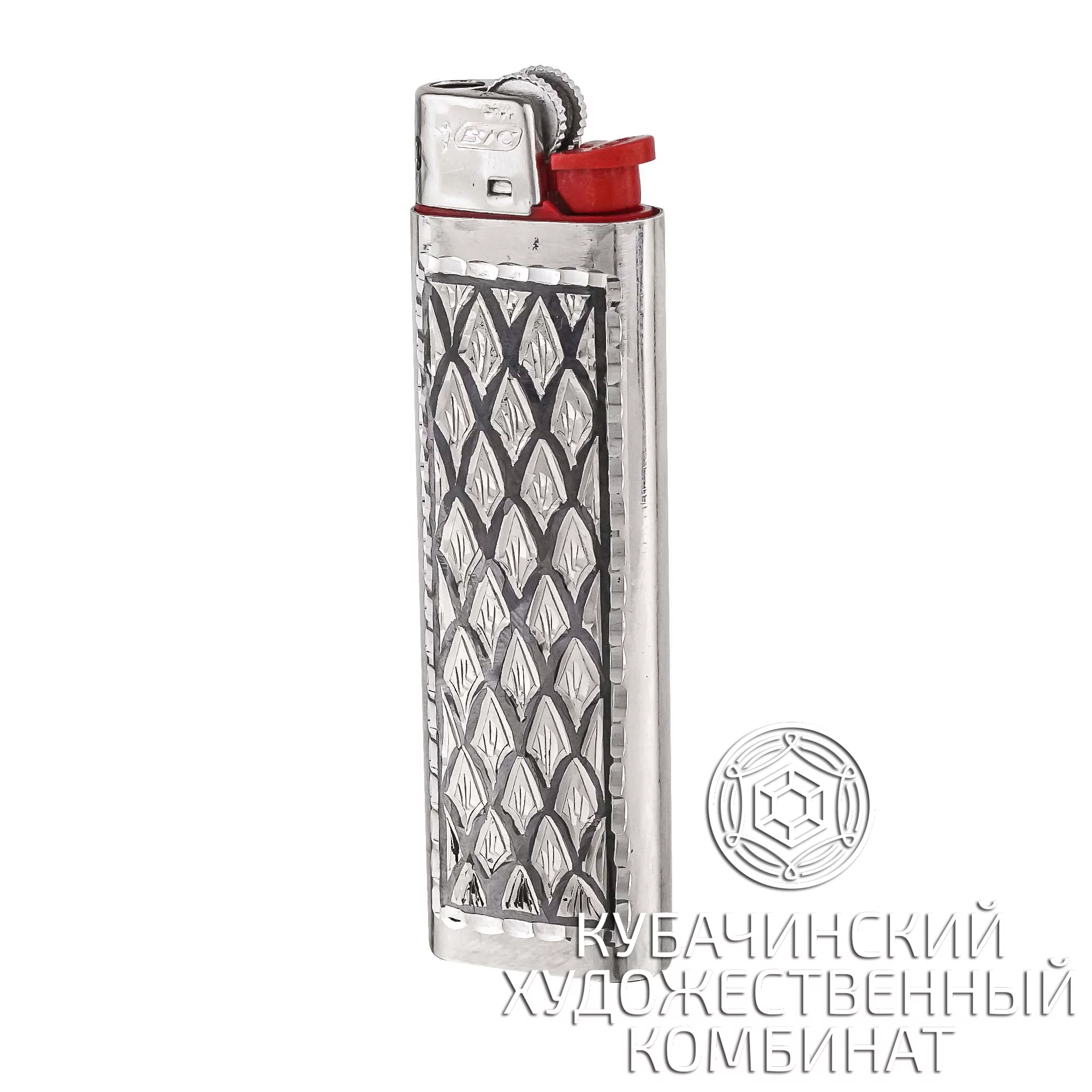 Зажигалка серебряная