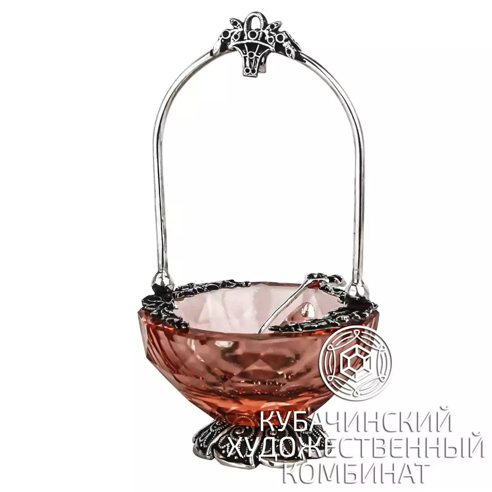 Солонка из серебра 925 пробы