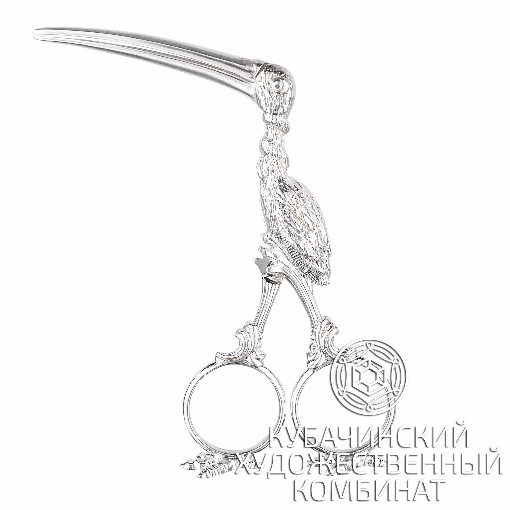 Щипцы из серебра 925 пробы