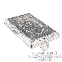 Портсигар из серебра