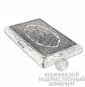 Портсигар из серебра